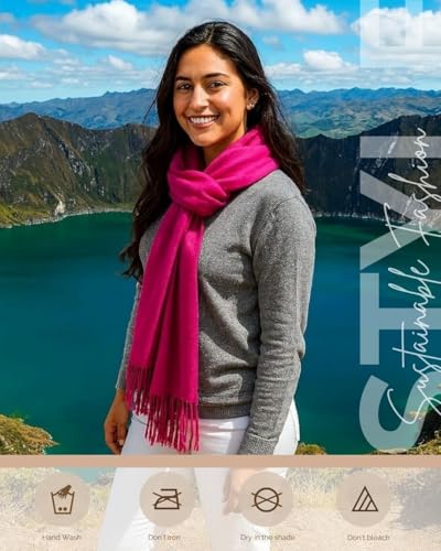 Handmade Wool Blend Cashmere Shawl, Winter Scarf for Women – Elegant and Warm Design3