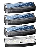 AdalyRoma 4 X Lámparas Solares para Exteriores, Terraza