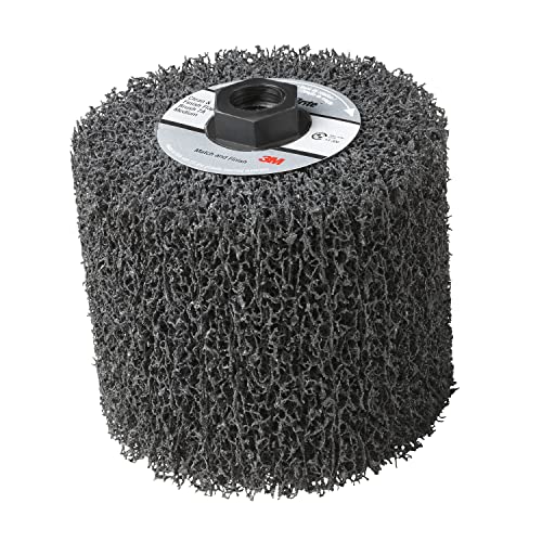 Scotch-Brite Match and Finish Flap Brush, 4-1/2 in x 4 in x 5/8-11 5A VFN, 1 per case