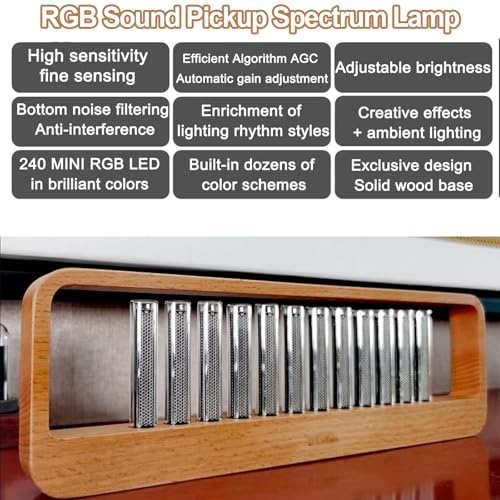 Lampe de spectre RVB Nixie avec 12 tubes LED et 7 modes audio