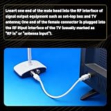 Dupoem Kabel antenowy TV Kabel przedłużający z miedzi o niskiej stratności o dużej przepustowości DVB-T1M MF
