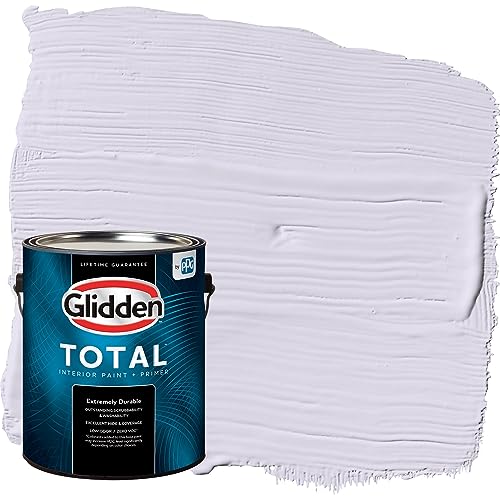 Glidden Total Interior Wall Paint & Primer All-in-One, Misty Violet/Purple, Eggshell, 1 Gallon