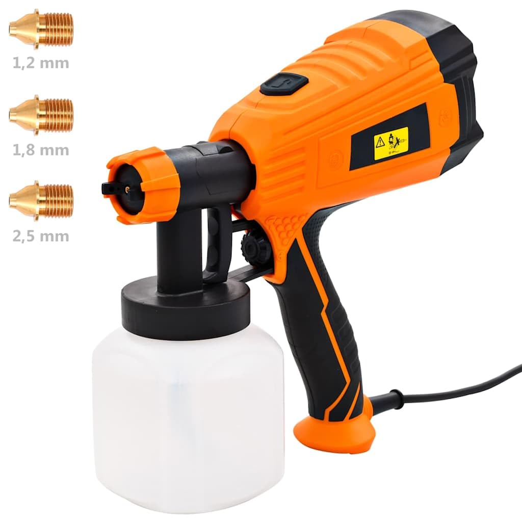 Genérico Pistola de Pintura eléctrica con 3 tamaños Boquilla 500W 800ml,Bricolaje,Herramientas,Herramientas de Pintura,Pulverizadores de pintura-145287