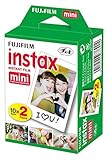  1x2 Instax Sofortbildfilme Mini - White Frame