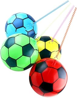KICHOUSE Throw Football Trainer Practice Solo Football Handle Soccer Football Kick Kids Soccer Kick Trainer