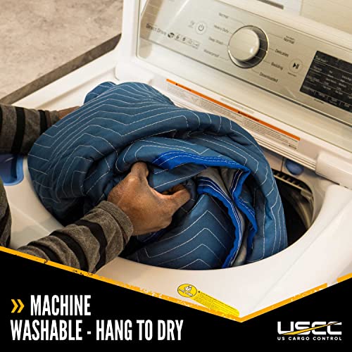 Us Cargo Control 82 Lb/Dozen, Machine Washable 80"X72" Large Heavy Duty Moving Blanket, Mbpro82 Pro Mover, 24-Pack #TOP7