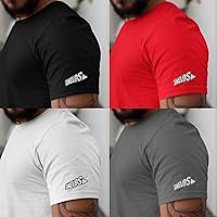 Vista 2 de SNELOS Sneaker Matching Graphic T Shirt for Men Breathable Cotton Streetwear Tee Casual