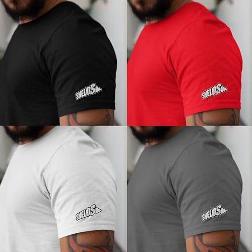 Miniatura 3 de SNELOS Sneaker Matching Graphic T Shirt for Men Breathable Cotton Streetwear Tee Casual Style