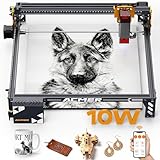 ACMER Laser Engraver Machine, P1 S Pro 10W Cutting Machine 380x370mm Large Area, WiFi Control, Class 1,Engraves Wood Acrylic Leather Glass Metal for DIY, Crafts & for Small Business