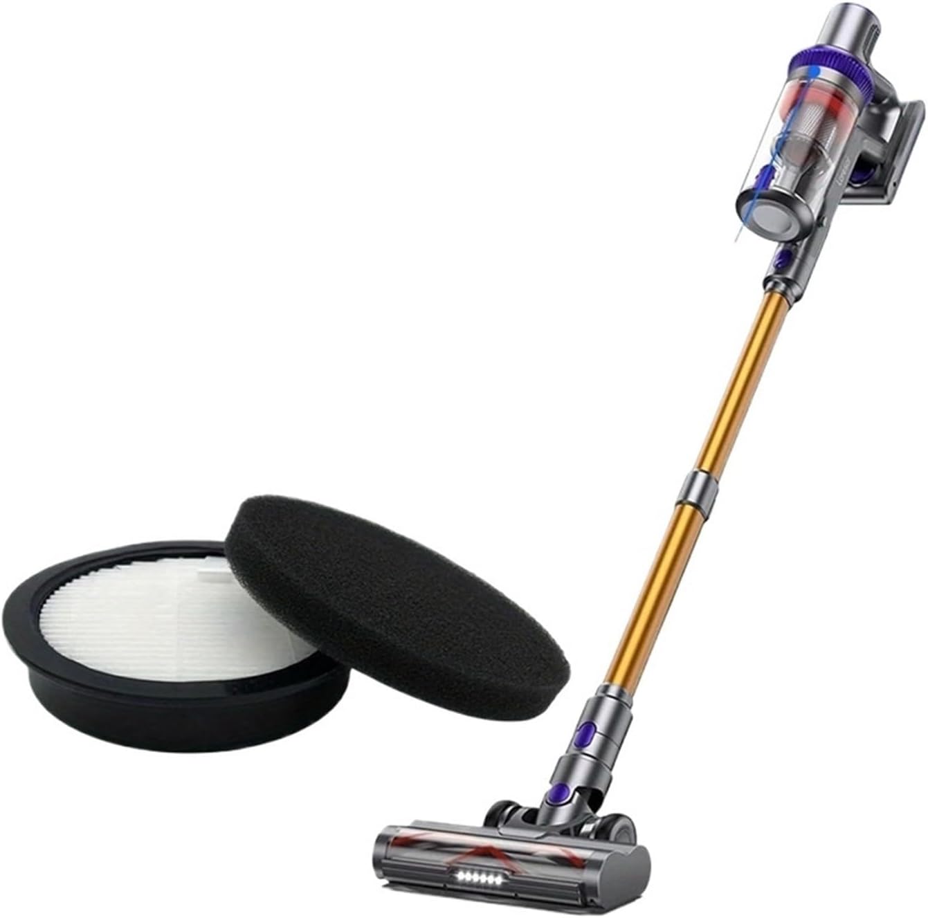 Compatible for Laresar Vacuum Cleaner Filter, Washable HEPA Replacement Part for Elite 3 Series