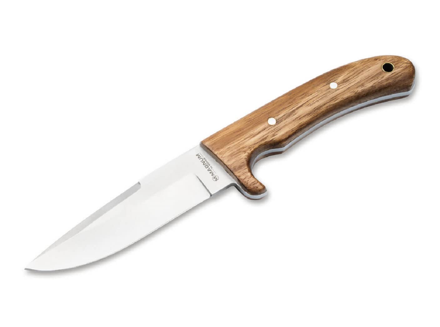 Böker Magnum Elk Hunter Zebrawood 02GL687 nóż stały, 440 A, drewno zebry, brązowy, długość ostrza: 10,10 cm