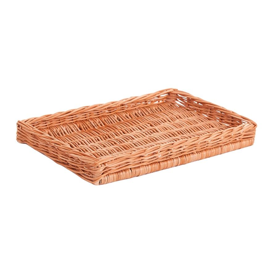 Caja de presentación de mimbre gris-brun e-wicker24 para escaparates 5