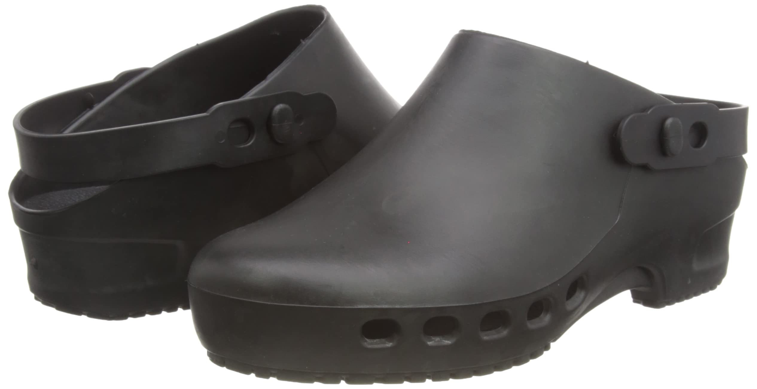 REPOSA - Zuecos para Mujer Y Hombre Modelo Eco, Zuecos para El Trabajo (esteticistas, Peluqueros) Versátiles, Cómodos Y Ligeros Incluso En Casa, Correa Abatible Y Suela Antideslizante - Made In Italy