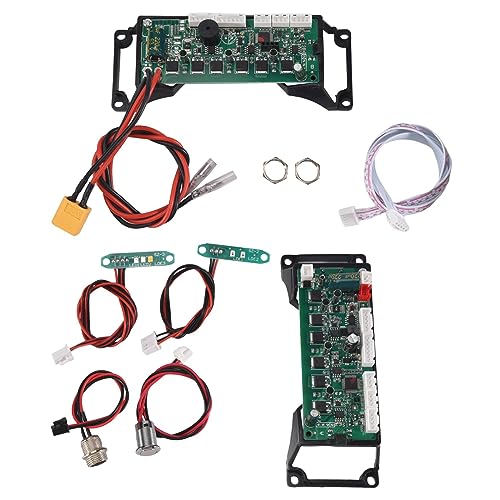 Niniang Double SystèMe D'éQuilibrage éLectrique pour Scooter, Planche à Roulettes, Carte MèRe Hoverboard, ContrôLeur de Carte MèRe (Sans Bluetooth)