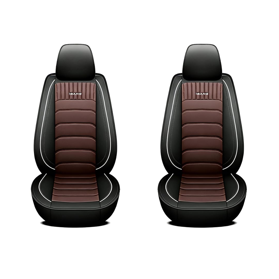 RSCBB 2 Pcs Front / 5 Seats Complete Set Car Seat Covers For Maserati Biturbo / 222/222 E SE SR 4V /422/425 / 430/430 4V / 228, All-Weather Use Car Seat Covers Waterproof Wear-resistant