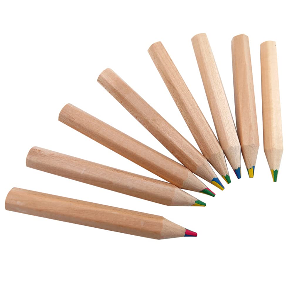 MIALOVER SET DI 8 matite colorate 4 in 1 arcobaleno per