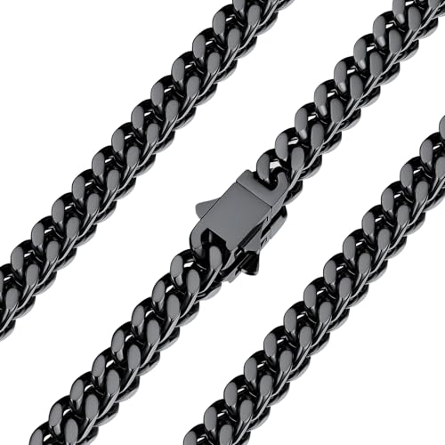 Chaîne pour homme acier inoxydable au quotidien, le collier élégant de 46 à 76 cm