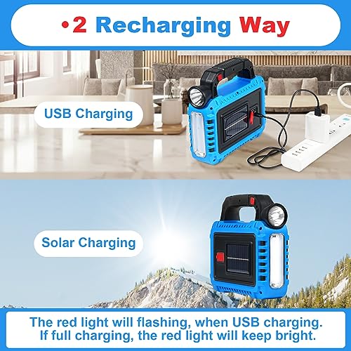 Image of TANSOREN 4 Pack Lantern Camping Essentials Accessories Gear Solar Lights, LED Flashlight for Power Outages, Rechargeable Tent Lights for Emergency, Hurricane, Survival Kits, Operated Lamp