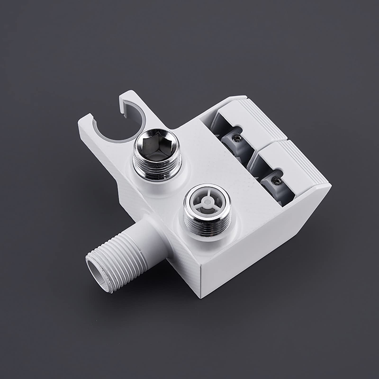 Douchette WC Kit Complet, Douchette Toilette WC Laiton Bidet Toilette Douchette pour L'hygiène Personnelle Quotidienne Blanc Pulvérisateur de Bidet à Main