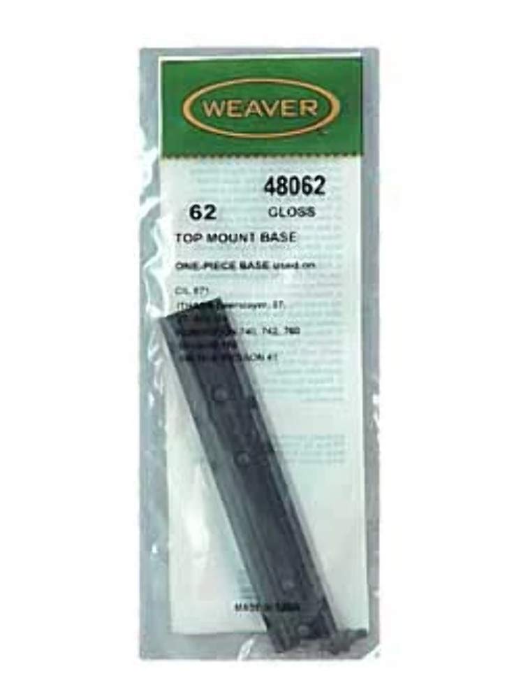 Weaver Top Mount Base # 62 Black