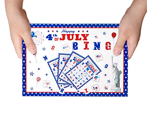 32 Players Fourth/4Th Of July Bingo Game Cards- Patriotic Party Supplies For Kids #TOP6