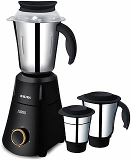 Baltra 750 Watt Mixer Grinder | 3 Stainless Steel Jars | Rust-Resistant SS Blades | Powerful Motor | 5Y Motor Warranty | Heavy-Duty Mixie (ISI Mark, 2yr warranty with Doorstep Service)