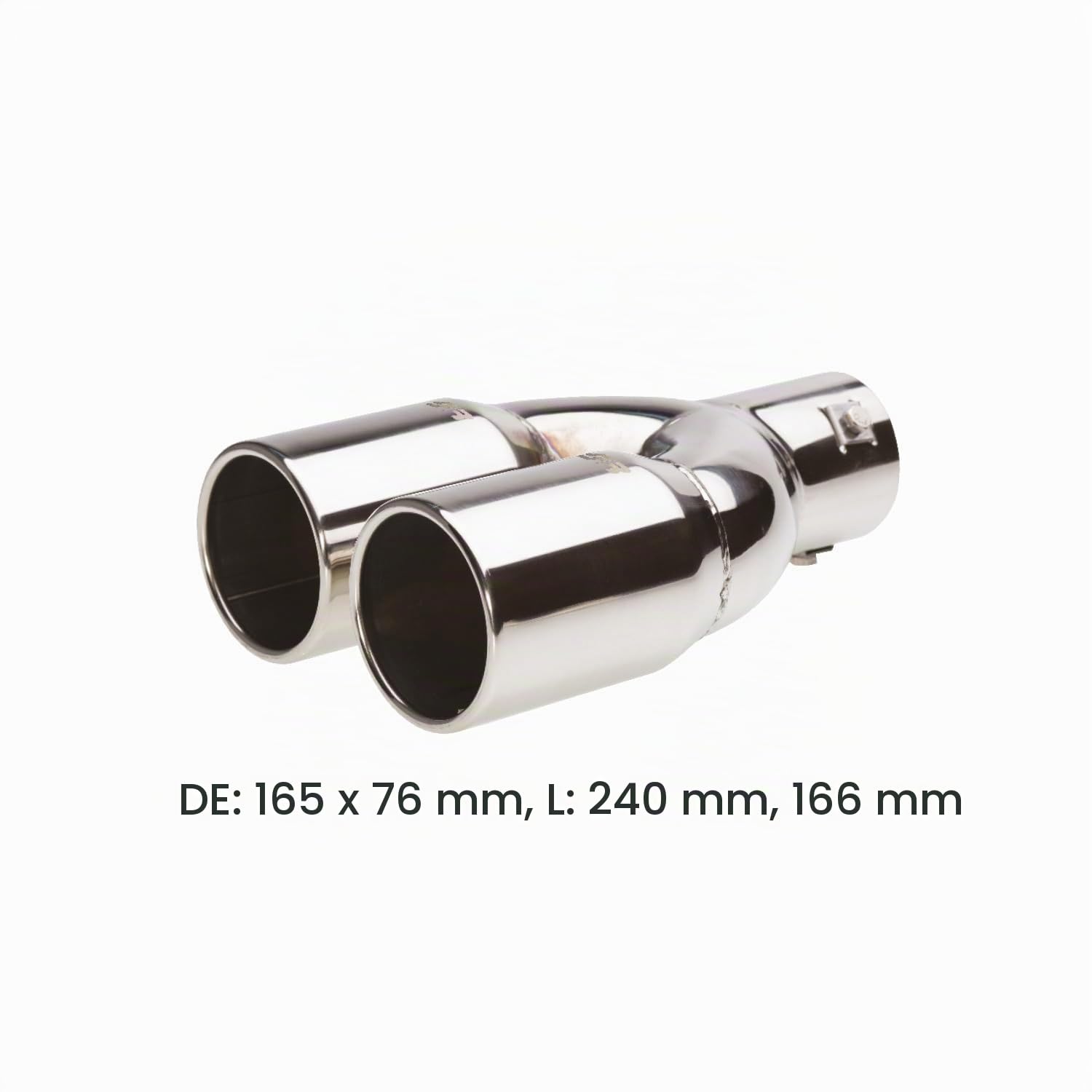 Simoni Racing TRX/60 Terminale di Scarico Universale, Inox