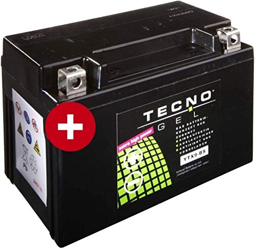 YTX9-BS Tecno Gel-bateria para KLX 650 C Año 1993-1995