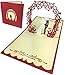 Produktbild endlosschenken Hochzeitskarte 3D Pop-Up Glückwunschkarte zur Hochzeit Brautpaar Geldgeschenk