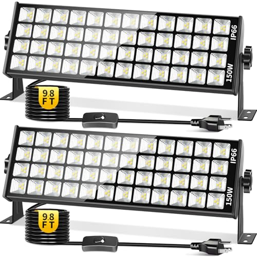 150W LED Shop Light 18000LM Ultra Brighter, Plug i