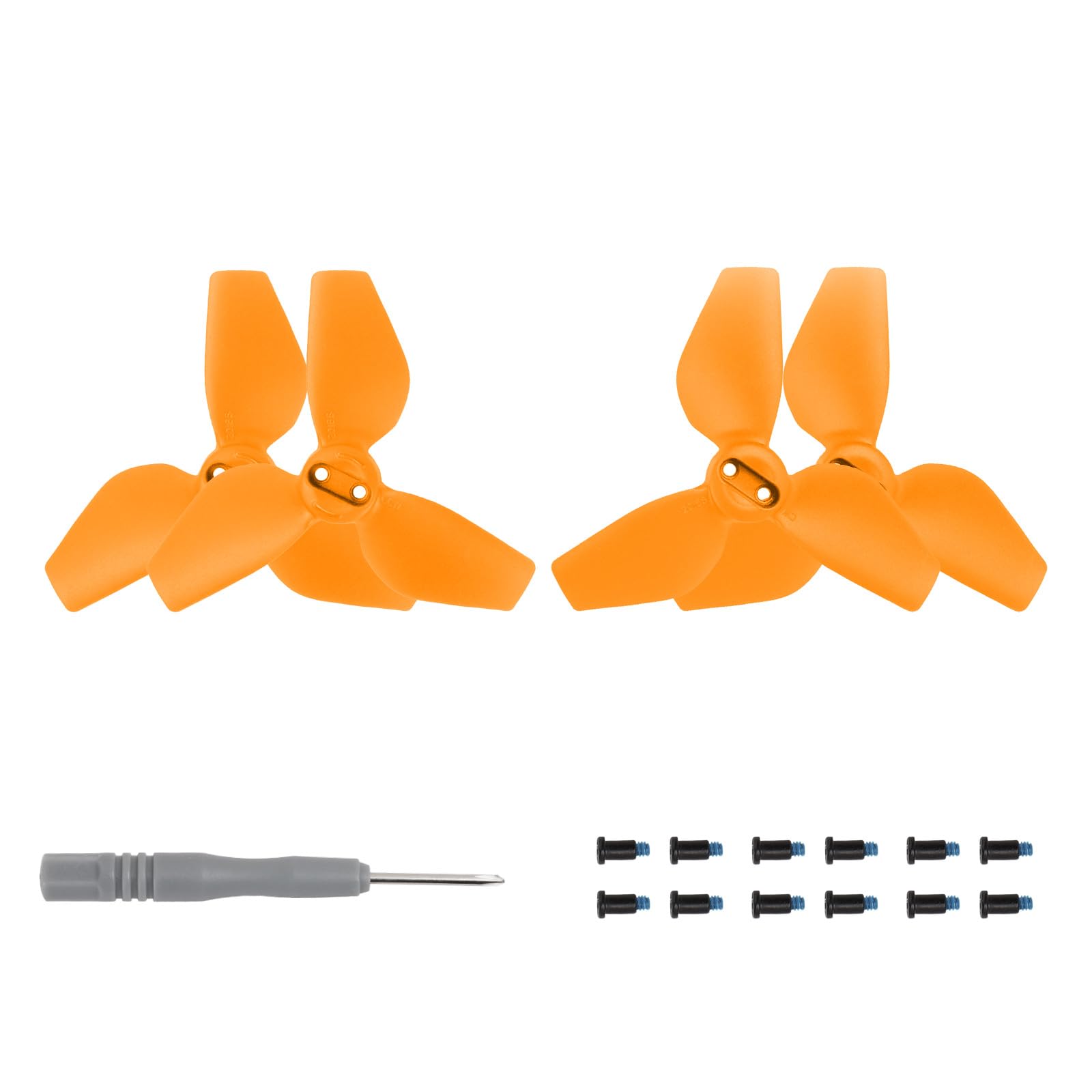 CAPART 4pcs 2016S Propellers for DJI NEO Drone, Prop Blade Replacement Lightweight Quick-Release Spare Parts (Orange)