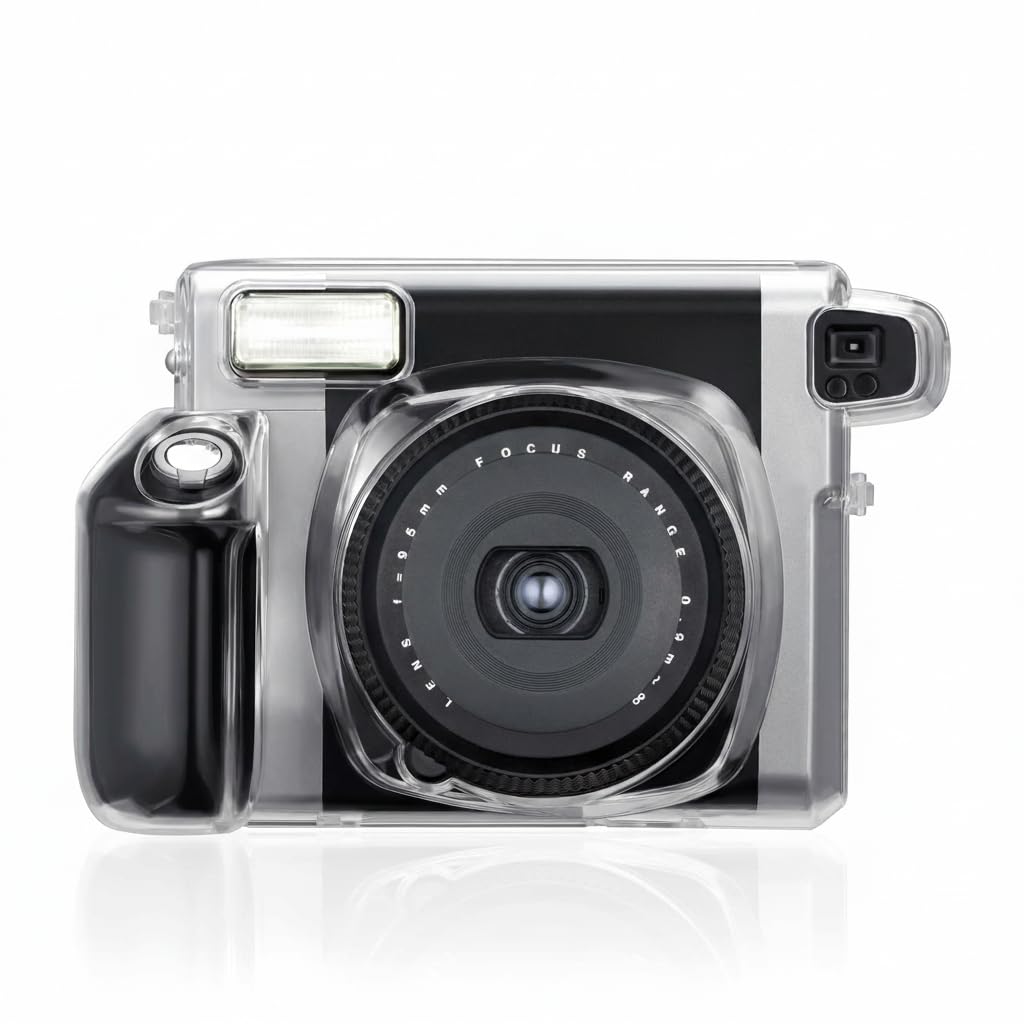 Ransparent Case, Crystal Hard Cover with Precise Cutout, Protective Case Clear Compatible with Fujifilm Instax Wide 300 Instant Film Camera