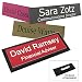 Business Name Tag/ID Badge Personalized - Laser Engraved, Pin Back - Customize