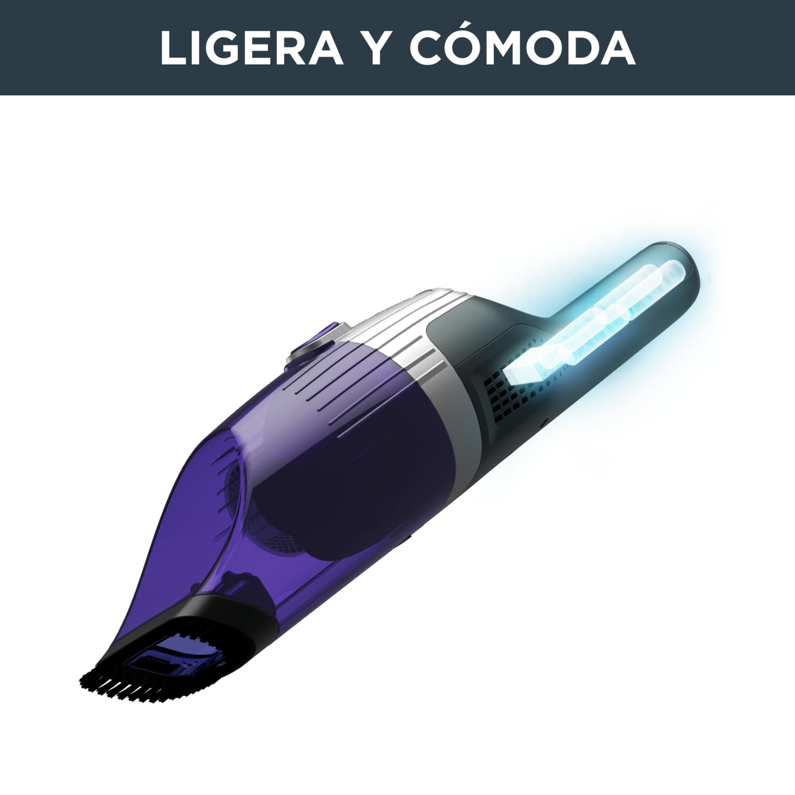 Rowenta X-TREM Compact 2 en 1 - Aspiradora escoba sin cable multisuperficies, aspiradora de mano muy ligera, hasta 60 min, Vision System, hasta el 99% filtrado, apta para personas alérgicas, RH1238