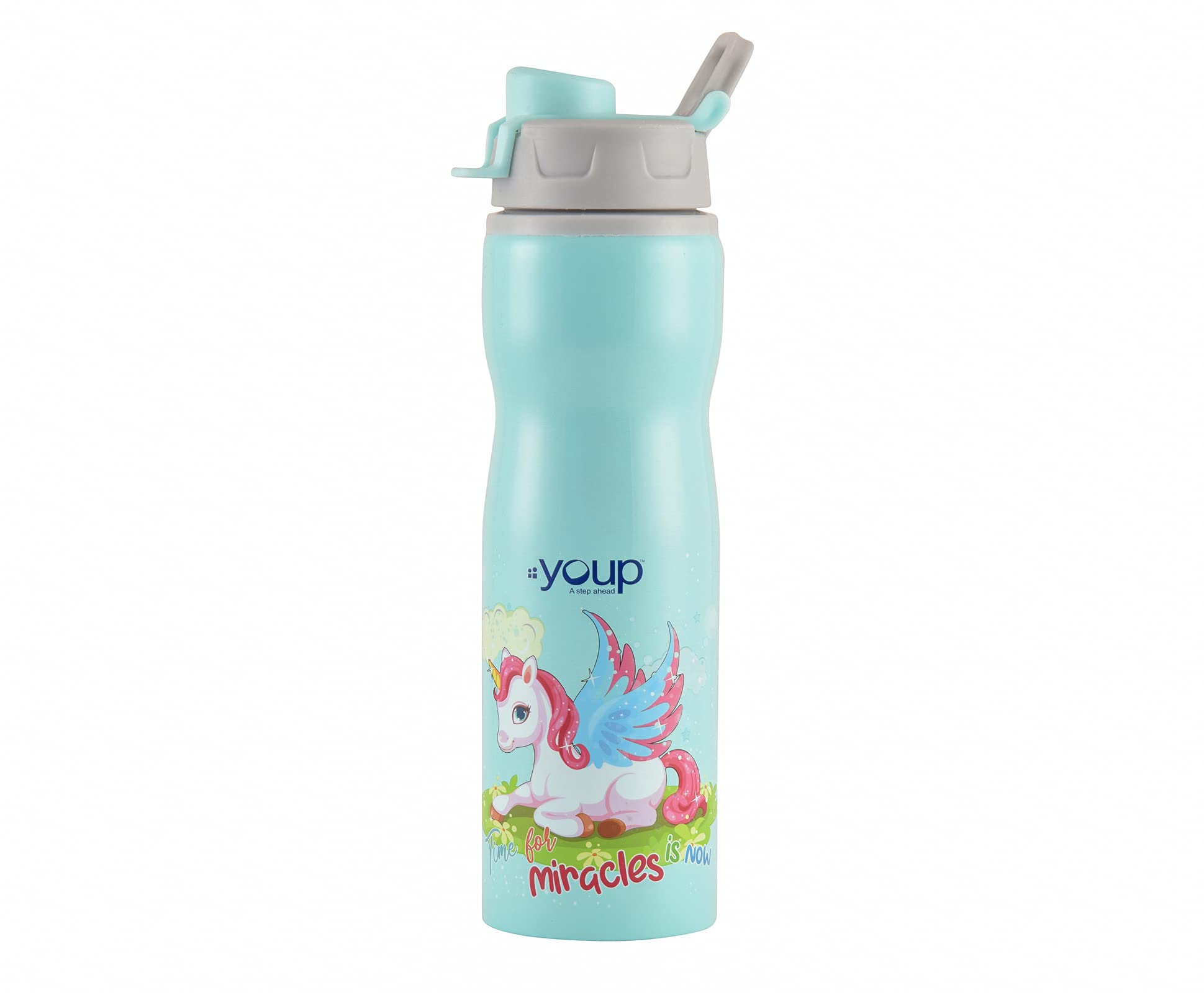 YOUP Stainless Steel Green Color Unicorn Kids Water Bottle Bingo - 750 ml (Green) (B098B3KP6S) Amazon Price History, Amazon Price Tracker