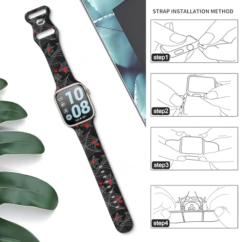 Correa compatible para iWatch Mujer 38-49mm Fluoroelastómero miniatura 6