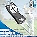 Golf Divot Repair Tool with Magnetic Ball Marker - Stainless Steel Foldable Divot Tool & Golf Divot Tool Featuring Cross Design for Faith-Based Golfers | Perfect for Greens Repair (1 blue + 1 black)