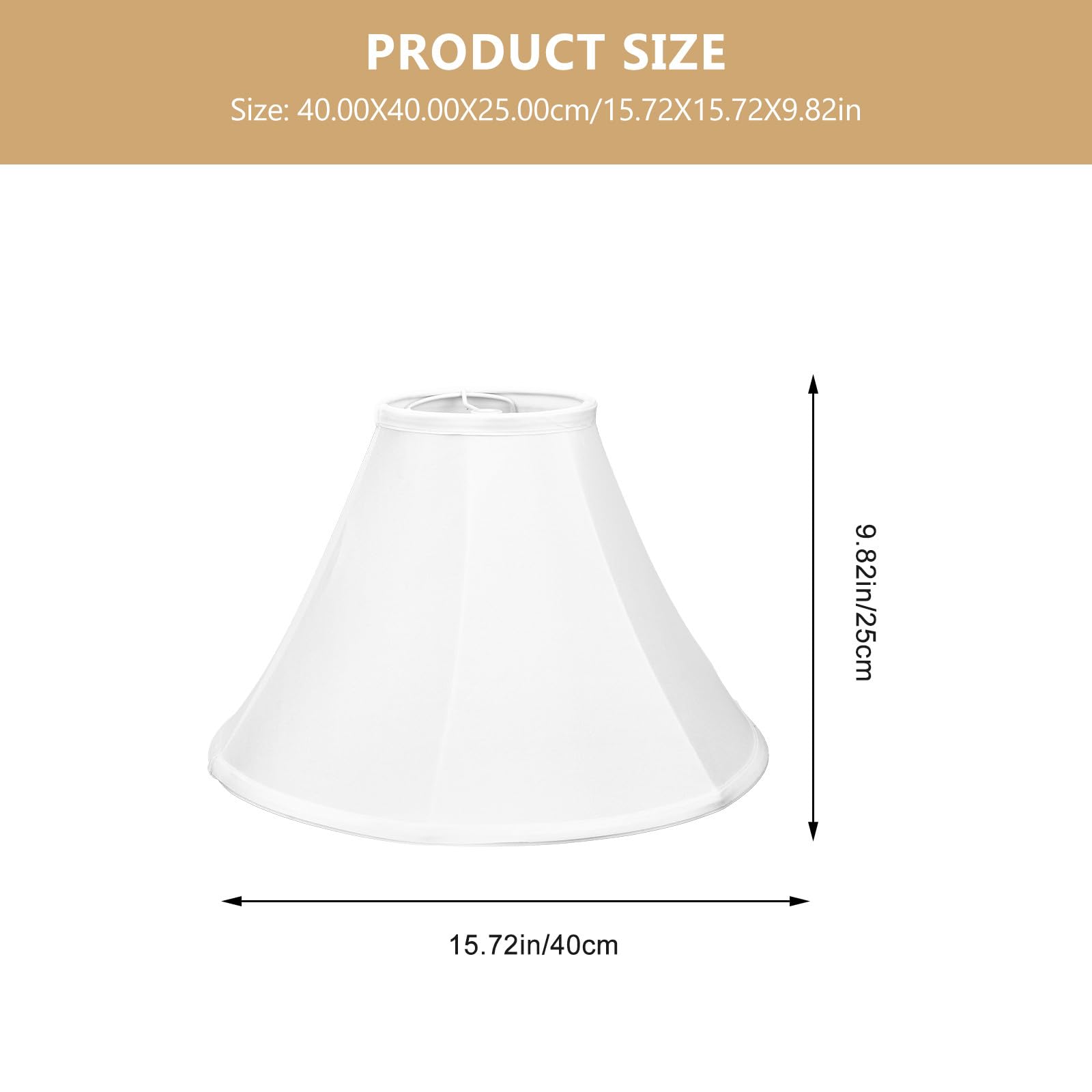 Abat-jour en Tissu Blanc Pliable pour Applique Murale Douille E27, Design Vintage Simple et Élégant, pour Salon et Intérieur Chaleureux