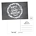 25 Chalk Happy Home Anniversary Realtor Cards, Blank Greeting House Postcards, Bulk Real Estate Thank You Notes, Welcome Home Realtor Gifts Stationery, New Realtor Gifts For Clients, Housiversary Card