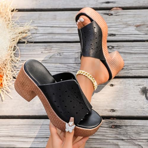 Chaussures plates de plage style sabot de bloc pour vos vacances d'été - 4