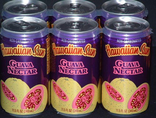 Hawaiian Sun Guava Nectar Juice (12 Cans)