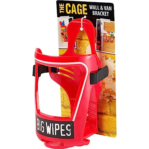 Big Wipes Bgw2421 80 van et support mural boites à – Rouge