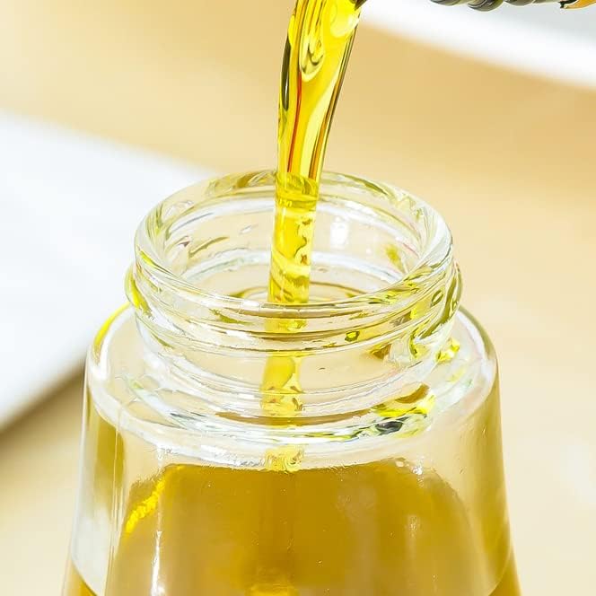 Glass Olive Oil Dispenser Bottle,Oil and Vinegar Cruet with Stainless Steel Spout for Kitchen, Cooking Oil Bottles, Modern Oil Sprayer.150Ml Small Glass Oil Dressing Spray Bottle,Multipurpose Oil Spra