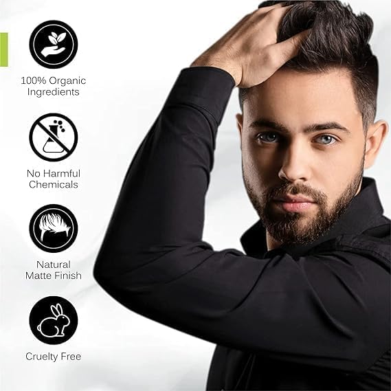 Hair Volumizing Powder Wax - 15g | 24 Hrs Strong Hold | Natural Matte Finish | 100% Organic Ingredients | Perfect Hair Styling Powder.
