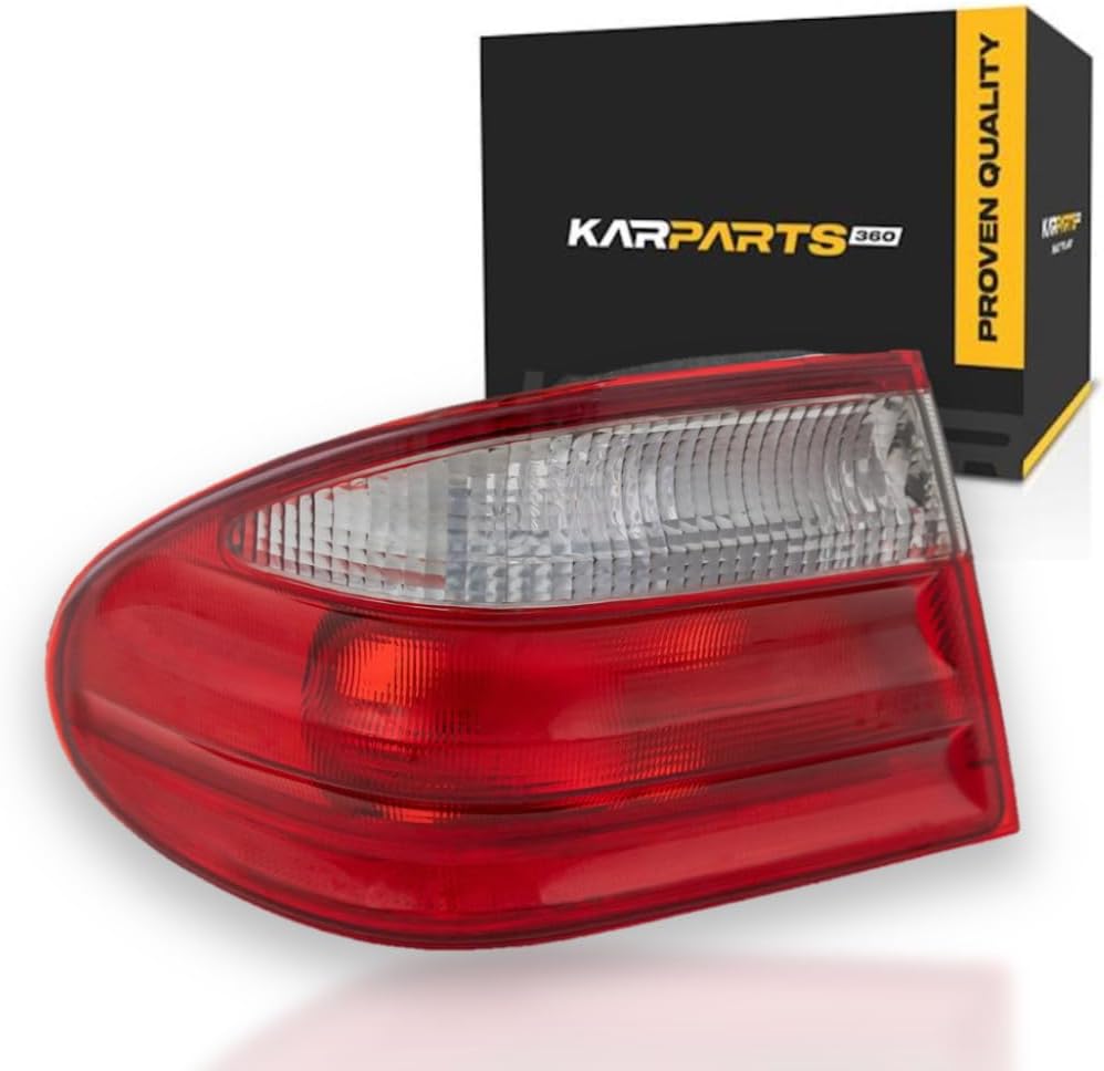 CarLights360 For 2000-2002 Mercedes-Benz E320 Pair Rear Tail Lights Driver and Passenger Side UnitSedan | Classic/Elegance | outer MB2800107 MB2801107 | 210 820 3564 210 820 3664