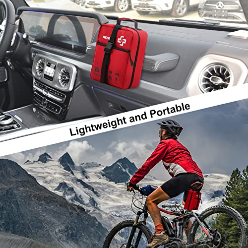 Vriexsd 400 Piece Large First Aid Kit Premium Emergency Kits For Home, Office, Car, Outdoor, Hiking, Travel, Camping, Survival Medical First Aid Bag thumb #5