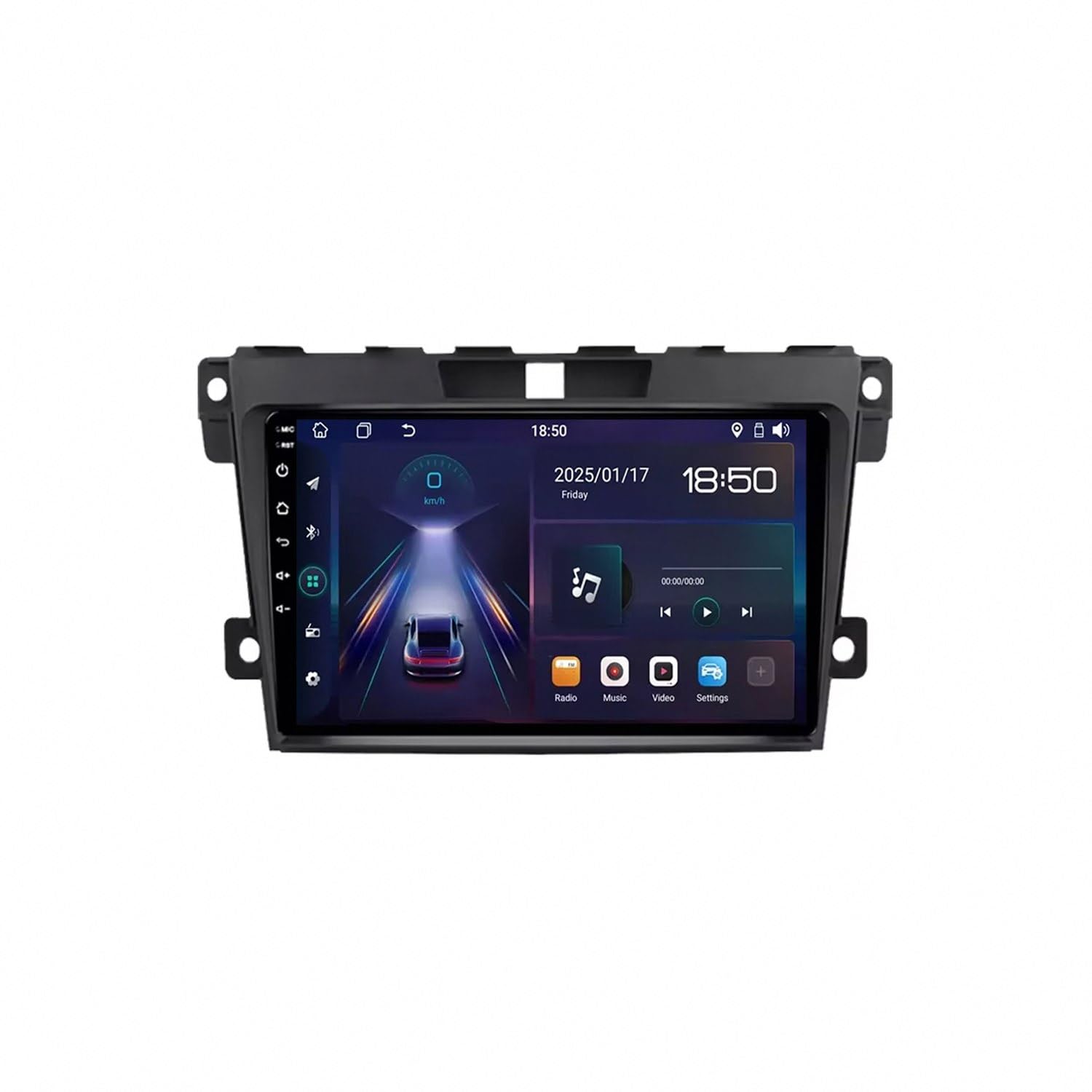 Radio para coche con GPS y Bluetooth compatible con mandos de volante SWC de Mazda CX 7 8