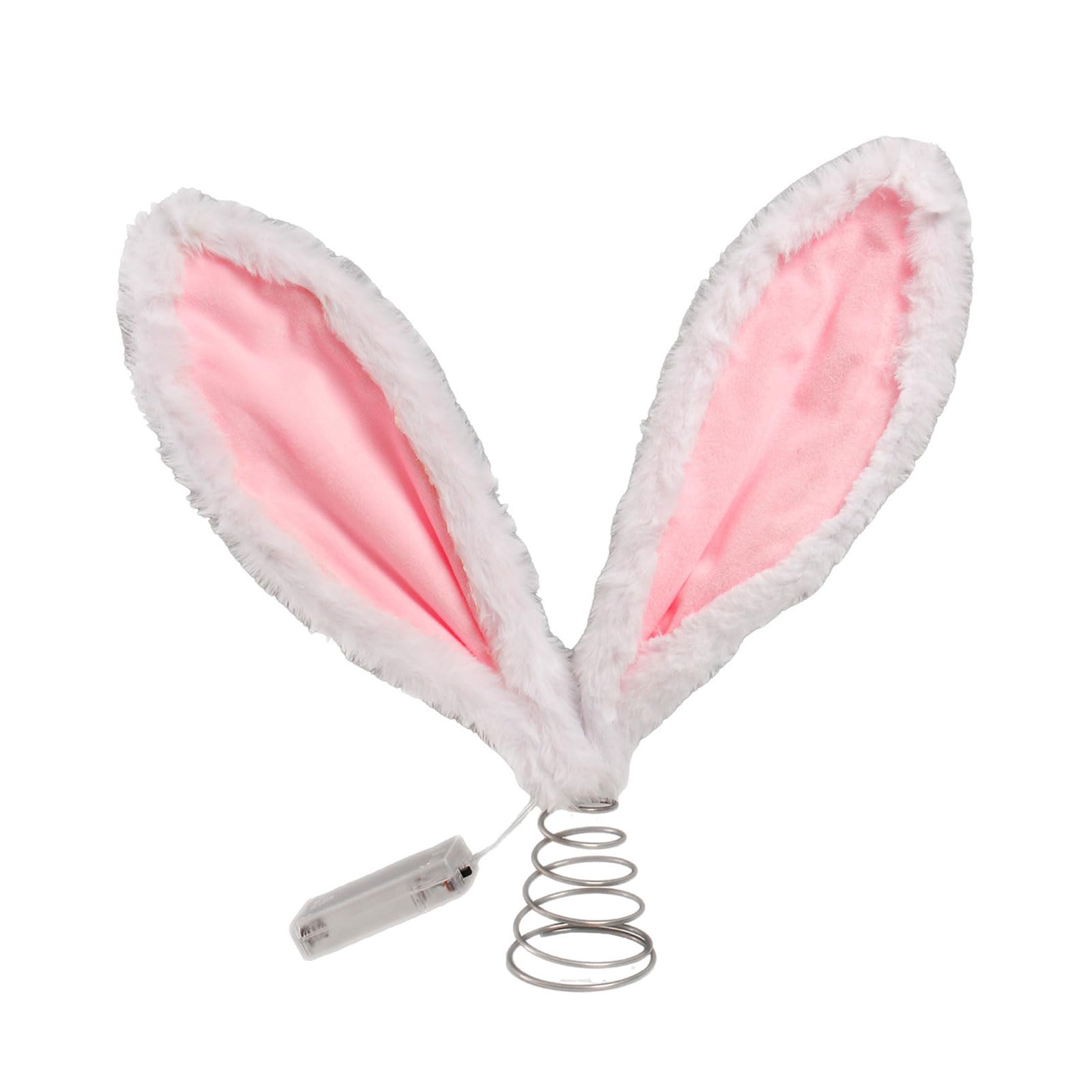 Hare Ear Holiday Tree Decoration with LED String Light for Tabletop Tree Halloween Easter Decoration Top