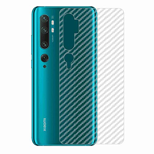 Image of Compatible with Redmi Note 10 Pro Back Screen Protective Film Carbon Fiber Skin Transparent Screen Guard Sticker