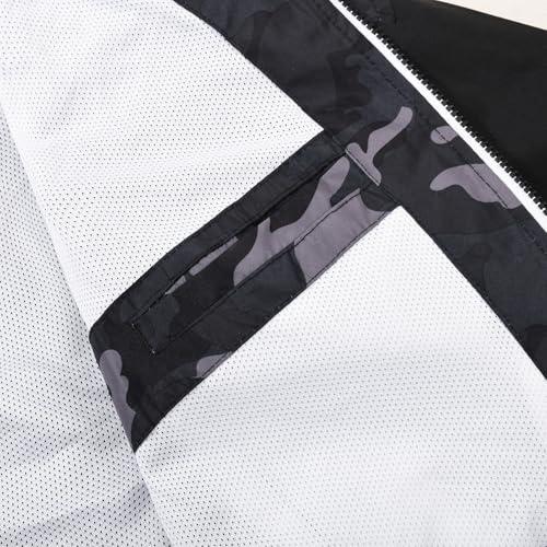 Image of MADHERO Mens Windbreaker Jacket Lightweight 90s Retro Wind Breakers